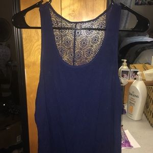 Navy Blue Tank Top